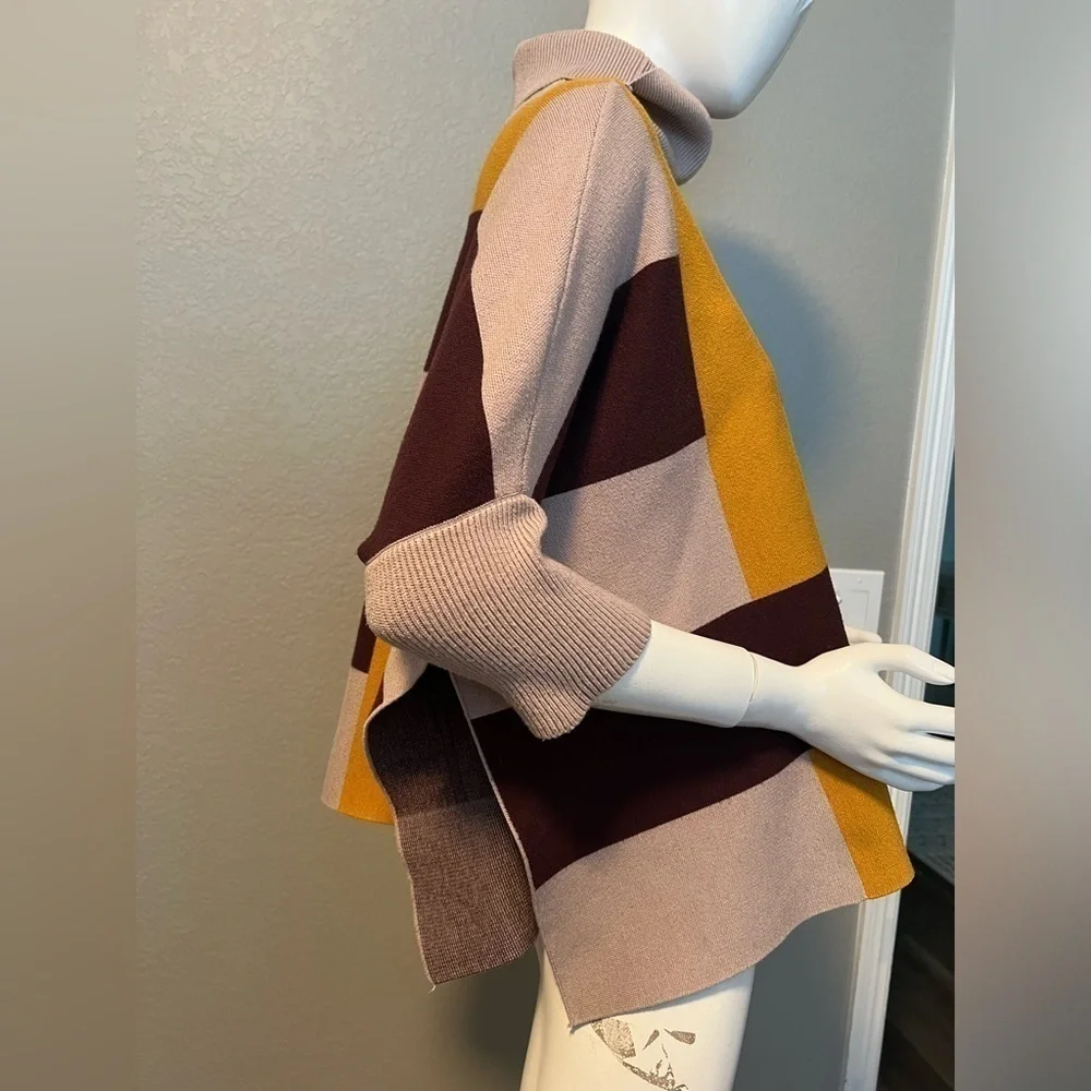 METISU turtleneck Poncho one size